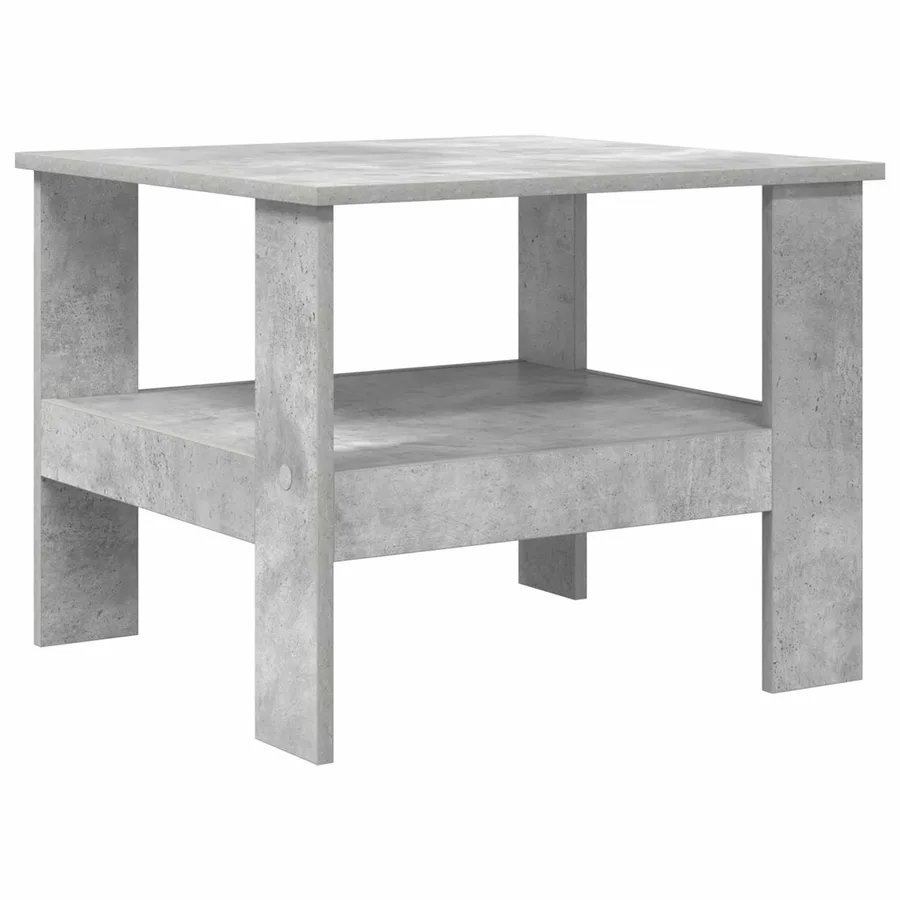 Table basse Gris béton 57 x 55 x 45 cm Bois d'ingénierie - 2