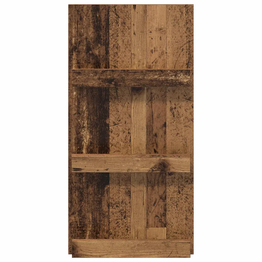 Étagère à magazines avec étagère Bois ancien 51 x 11 x 102 cm - 5
