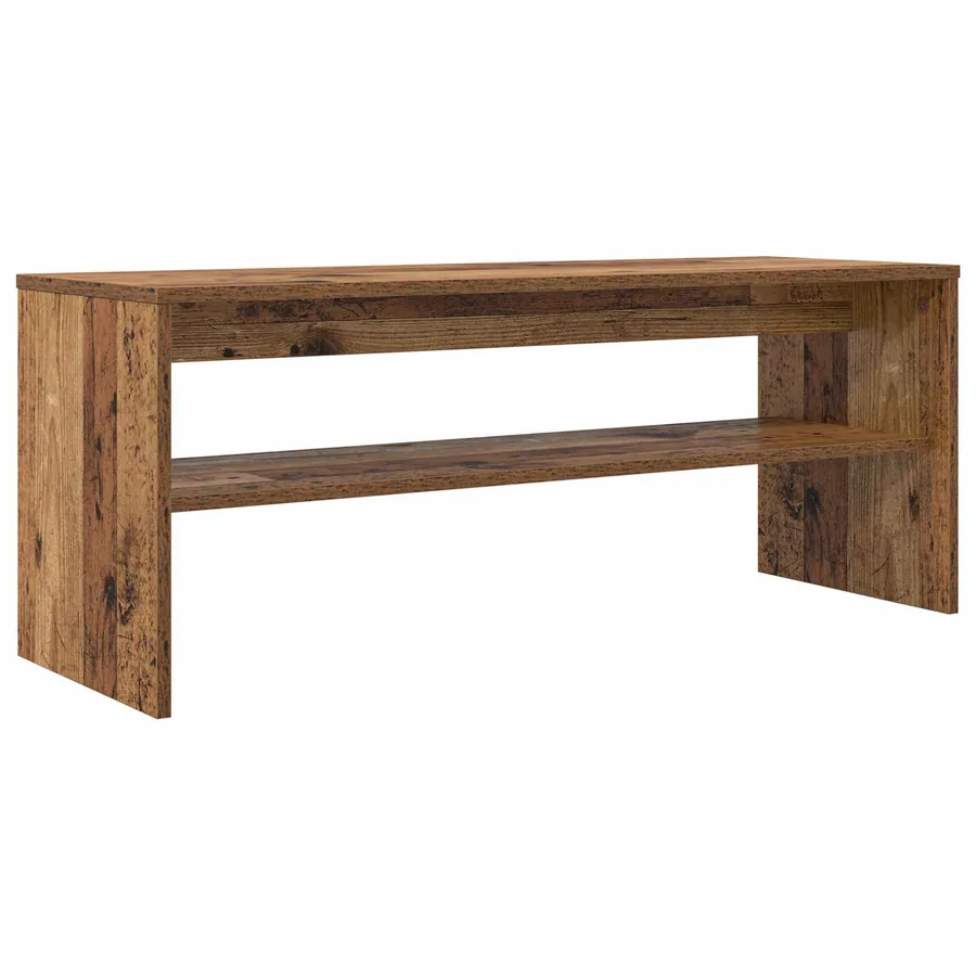 Meuble TV Bois ancien 100 x 35 x 40 cm Bois d'ingénierie - 2