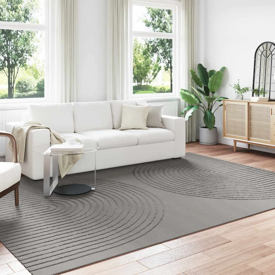 Tapis de surface GALATI Gris 340 x 240 cm Polyester