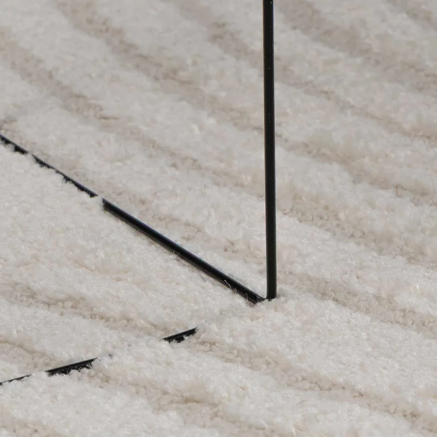 Tapis de surface GALATI Crème 200 x 80 cm Polyester - 6