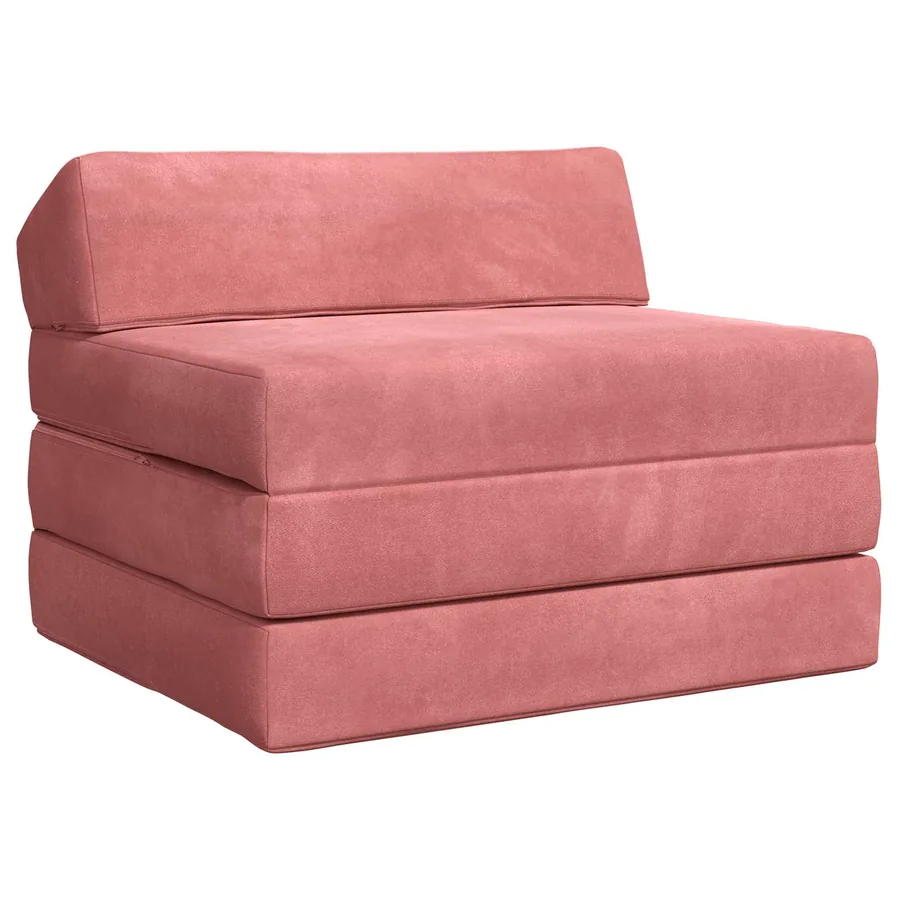 Canapé-lit pliable Rose 200 x 70 x 10 cm Velours