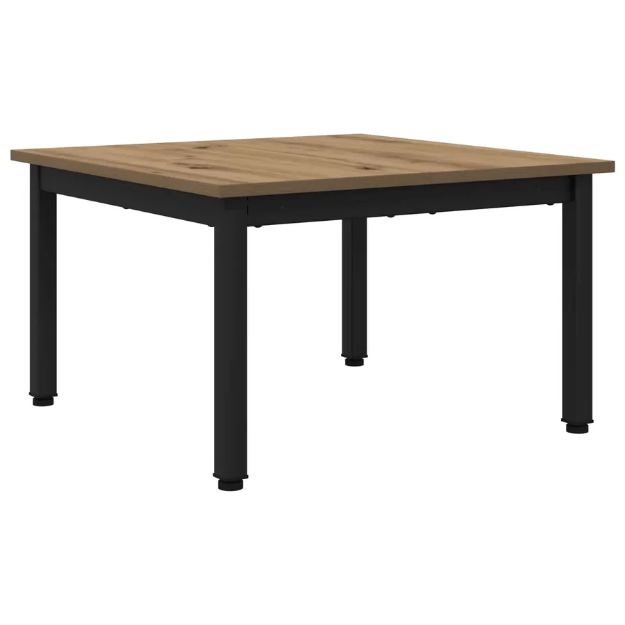 Table basse Chêne artisan 60 x 60 x 36 cm Bois d'ingénierie - 2