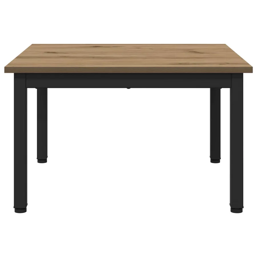 Table basse Chêne artisan 60 x 60 x 36 cm Bois d'ingénierie - 5