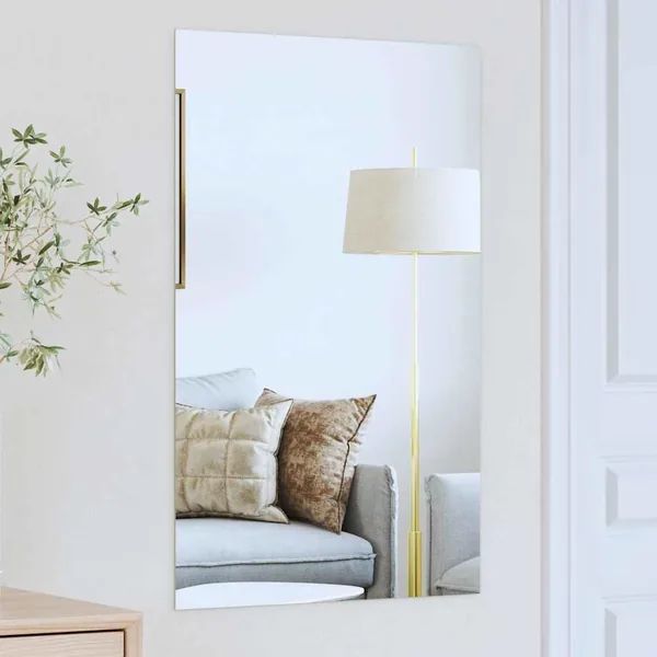 Miroir mural Rectangulaire 50 x 80 cm verre trempé