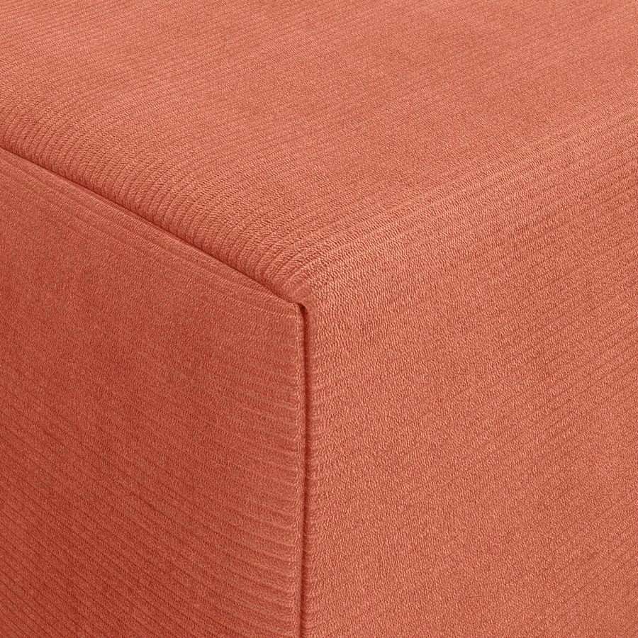 Canapé-lit pliable Rouge orange 200 x 70 x 10 cm - 6