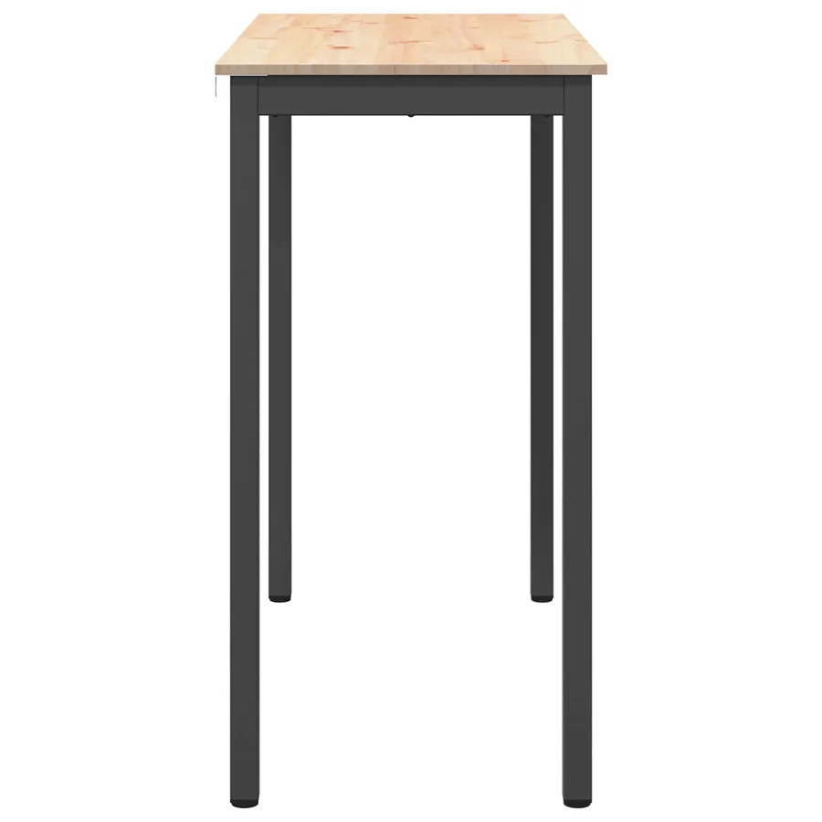 Table de bar Naturel 110 x 55 x 105 cm Bois de pin massif - 6