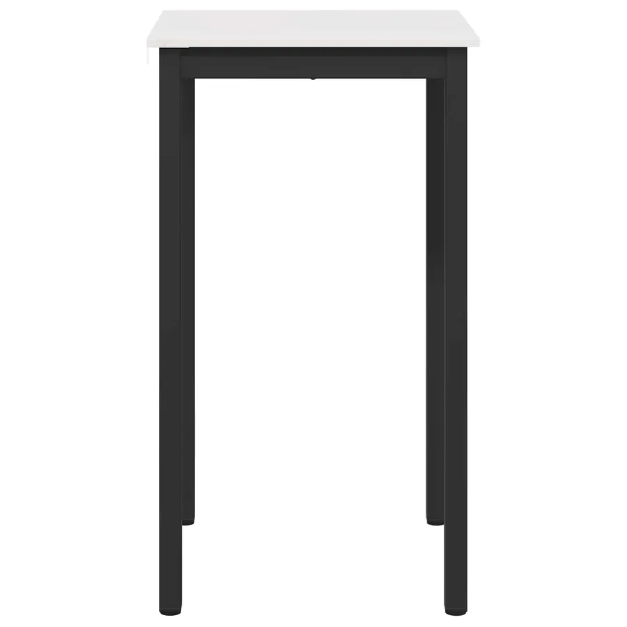 Table de bar Blanc 60 x 60 x 105 cm Bois de pin massif - 6