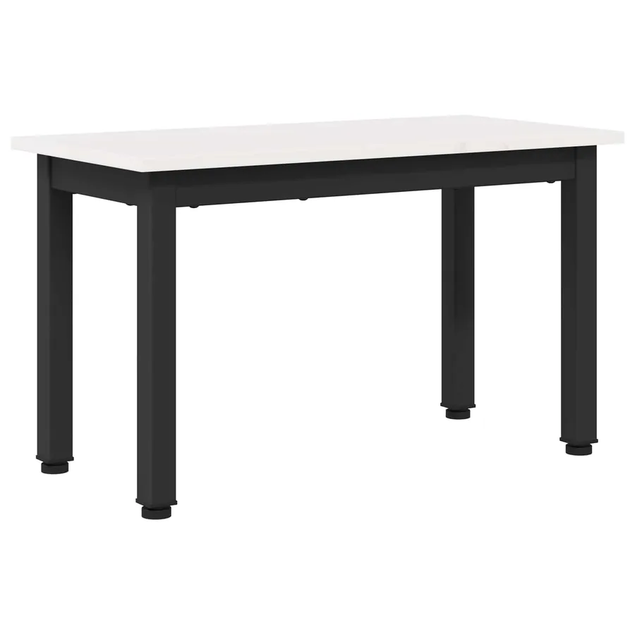 Table basse Blanc 60 x 30 x 36 cm Bois de pin massif - 2