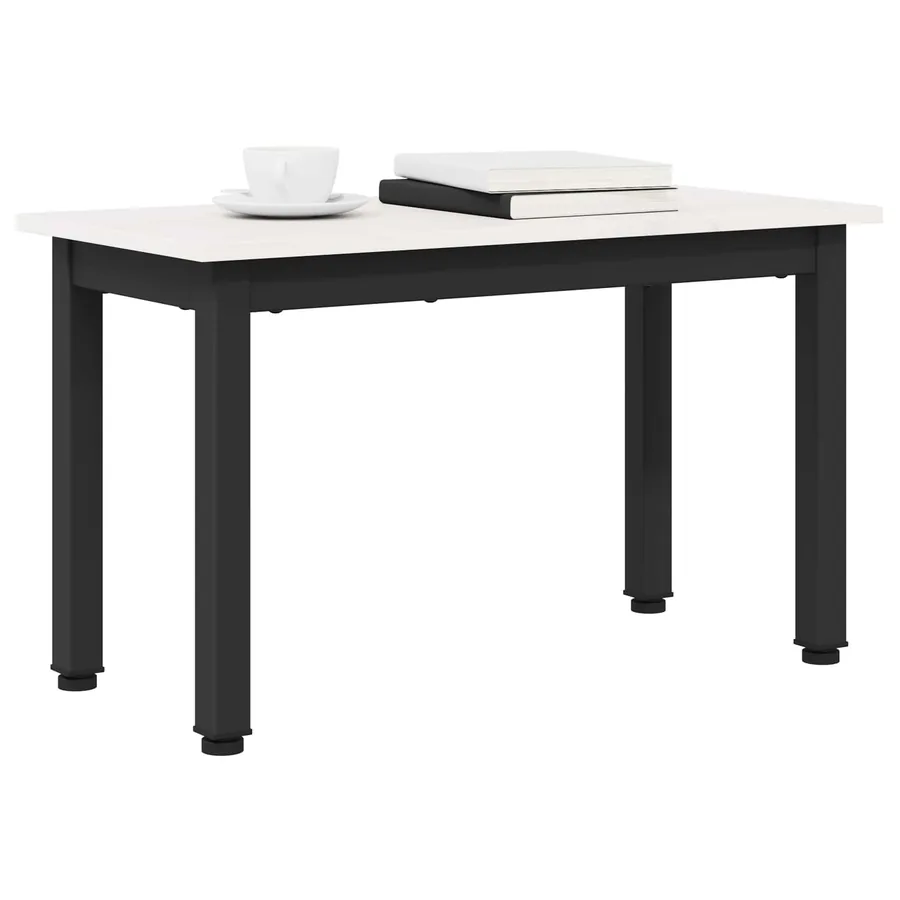 Table basse Blanc 60 x 30 x 36 cm Bois de pin massif - 3