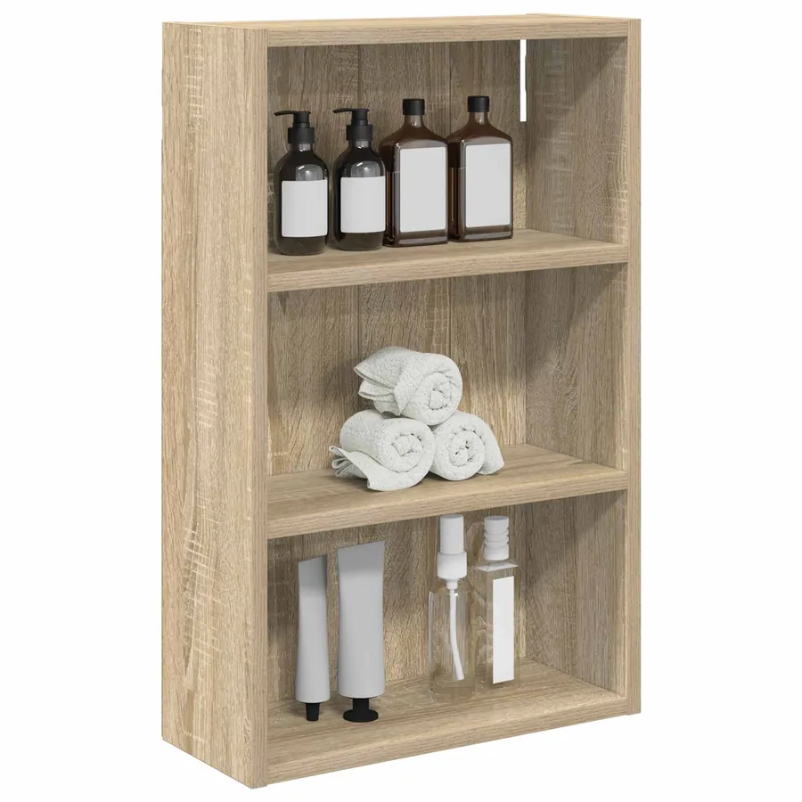 Armoire murale de salle de bain Chêne Sonoma 40 x 16 x 62,5 cm - 3