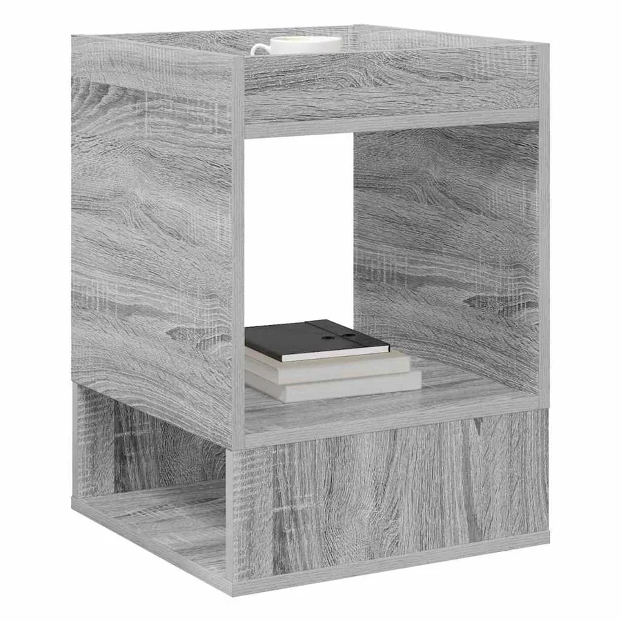 Table d'appoint 2 pcs Gris Sonoma 40 x 40 x 56 cm - 3