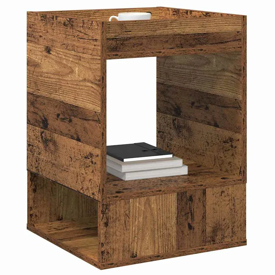 Table d'appoint 2 pcs Bois ancien 40 x 40 x 56 cm - 3