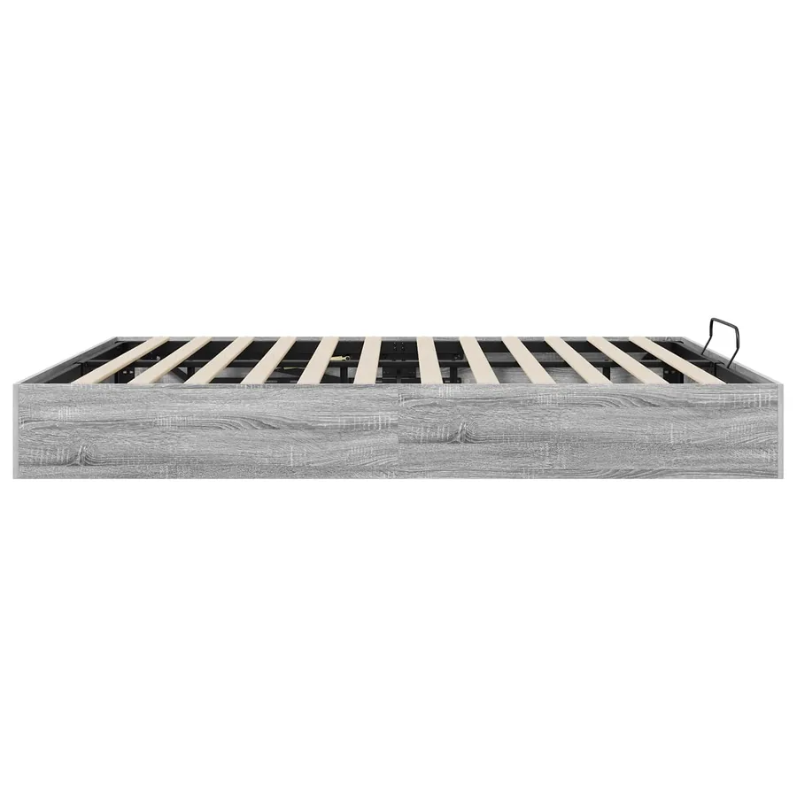 Cadre de lit ottoman Gris Sonoma 203 x 180 x 25 cm - 6