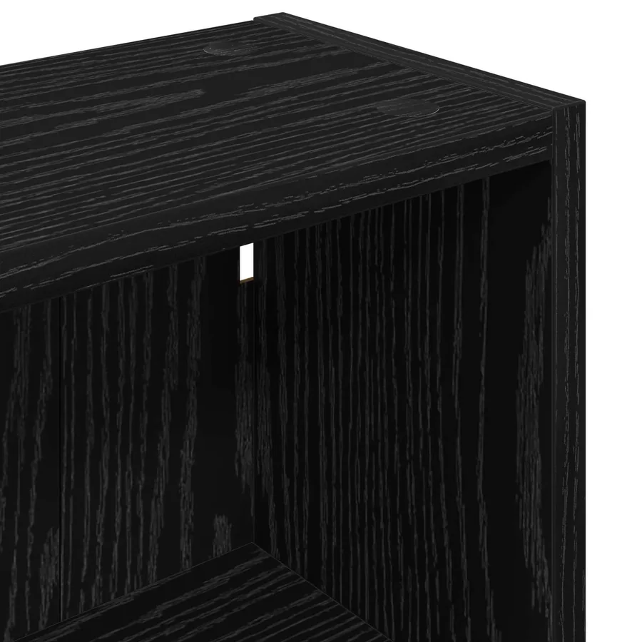 Armoire murale de salle de bain Chêne Noir 30 x 16 x 62,5 cm - 9