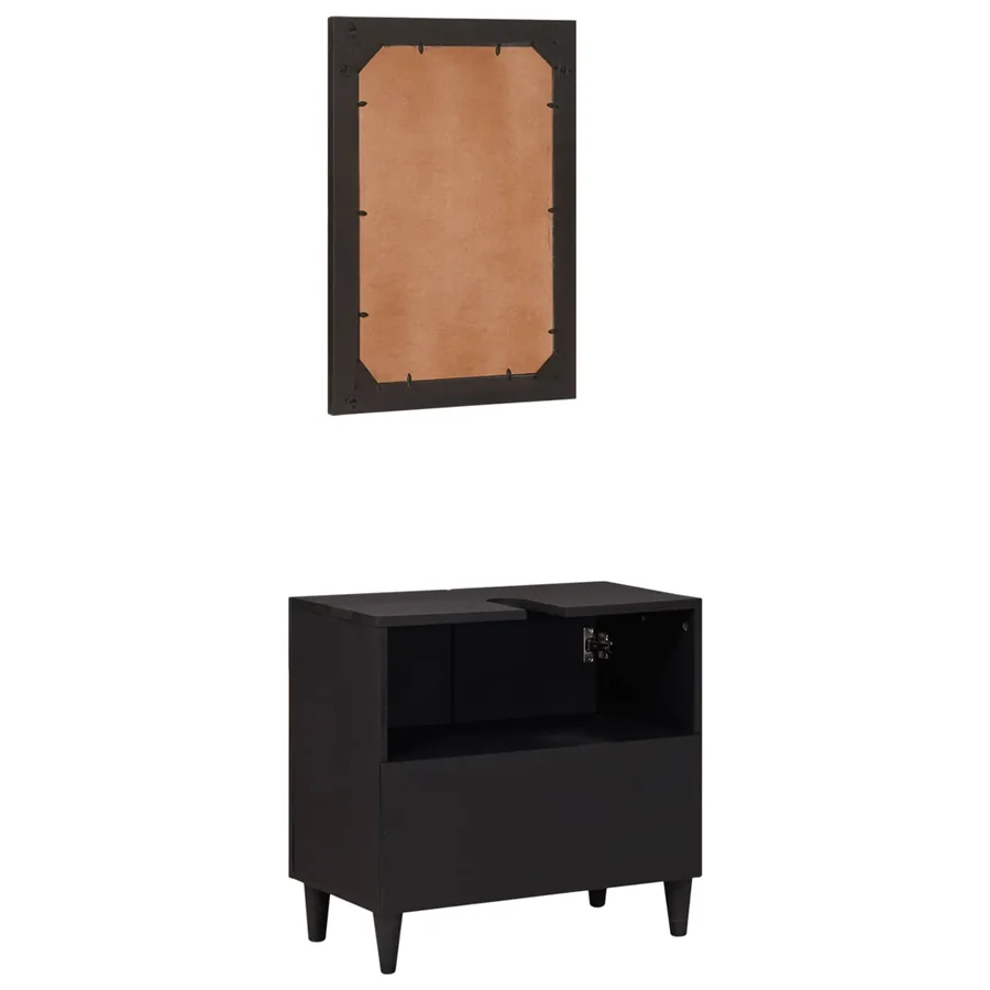 Ensemble de Meubles de Salle de Bain Montage mural 2 pcs - 6