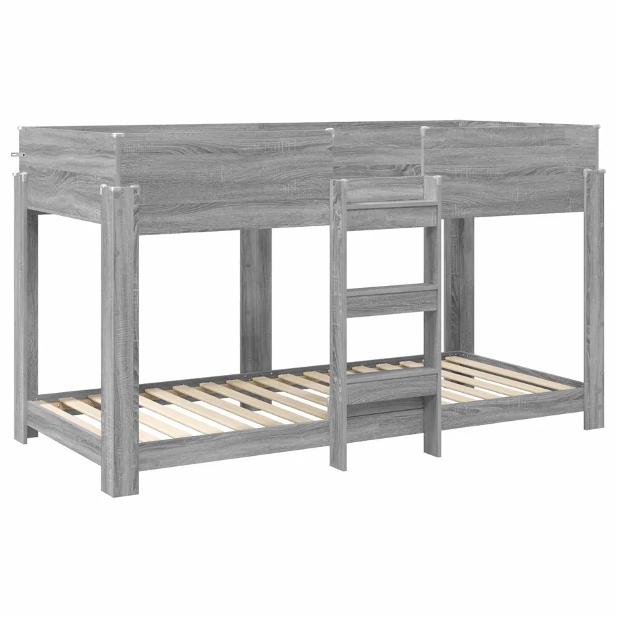 Lit Superposé pour Enfants Gris Sonoma 90 x 200 cm - 4