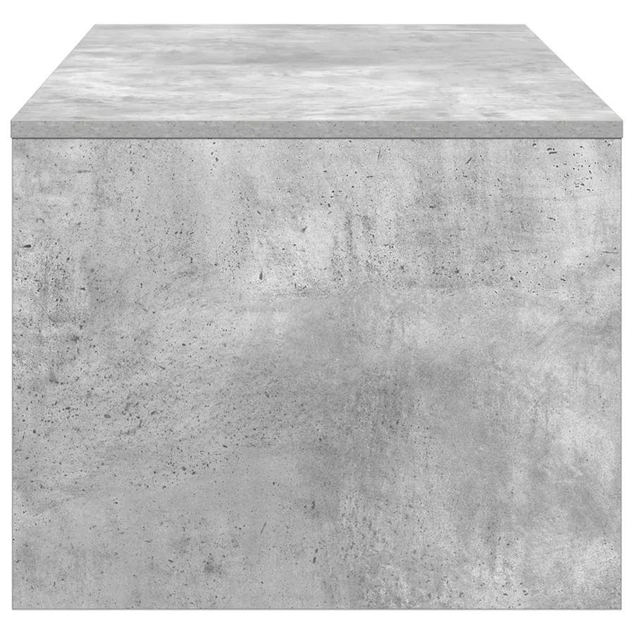 Table basse Gris béton 100 x 50 x 40 cm Bois d'ingénierie - 6