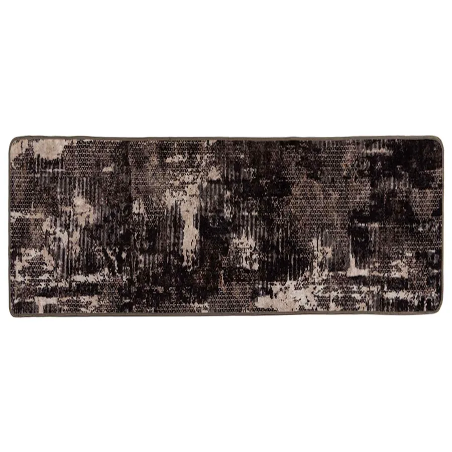Coureur de Tapis MARSA Noir 100 x 200 cm Polyester et PVC - 2