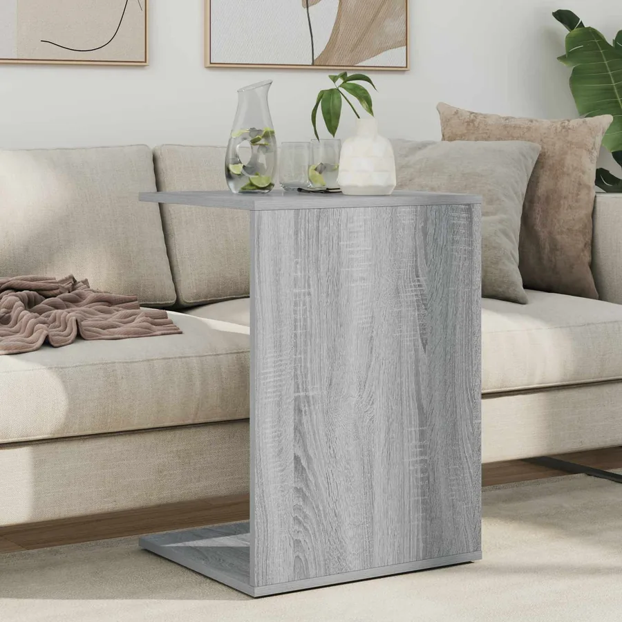 Table d'appoint Gris Sonoma 45 x 40 x 62,5 cm Bois d'ingénierie - 4