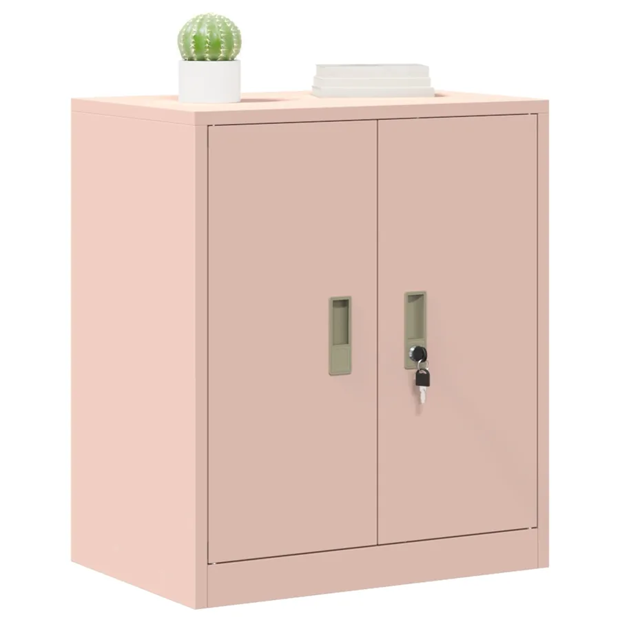 Armoire de rangement Rose 60 x 40 x 70 cm Acier - 3