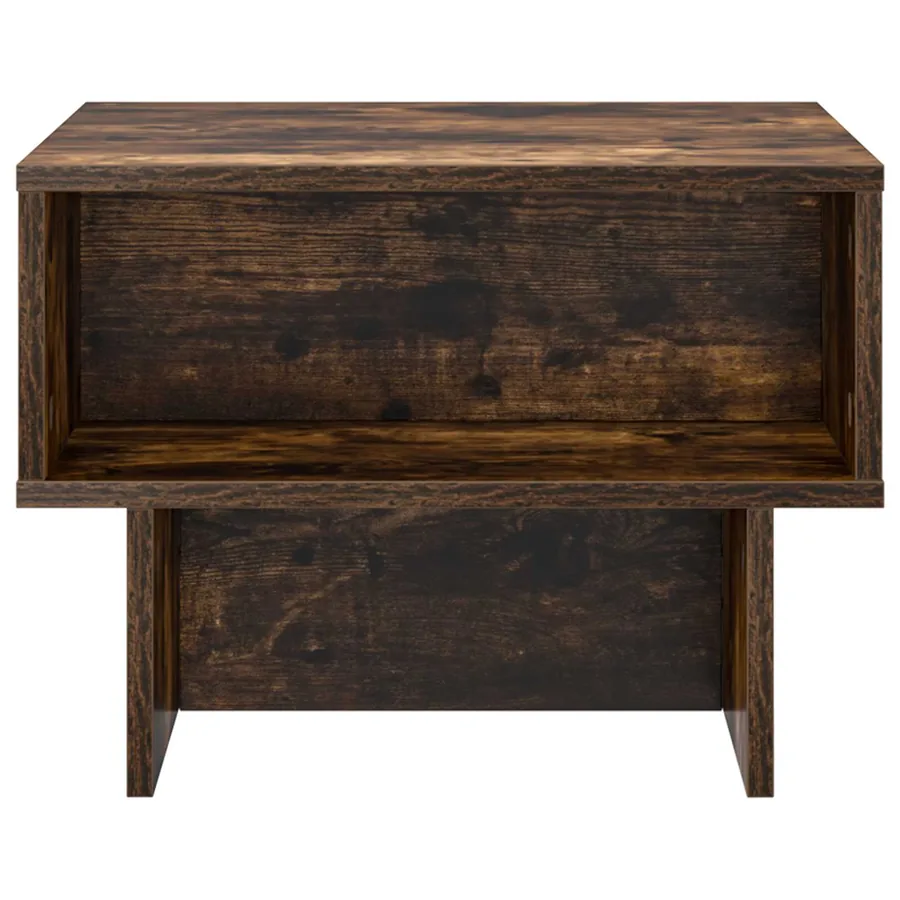 Table basse Chêne fumé 48 x 46 x 35 cm Bois d'ingénierie - 5