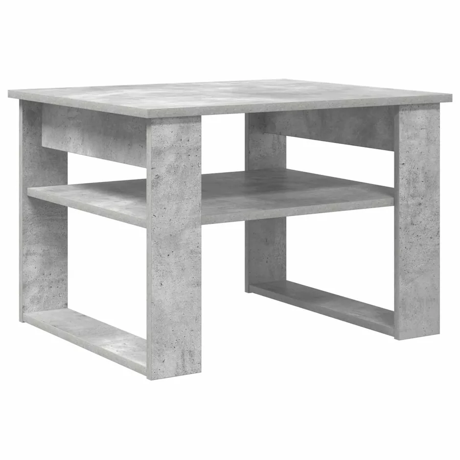 Table basse Gris béton 64 x 54 x 44 cm Bois d'ingénierie - 2