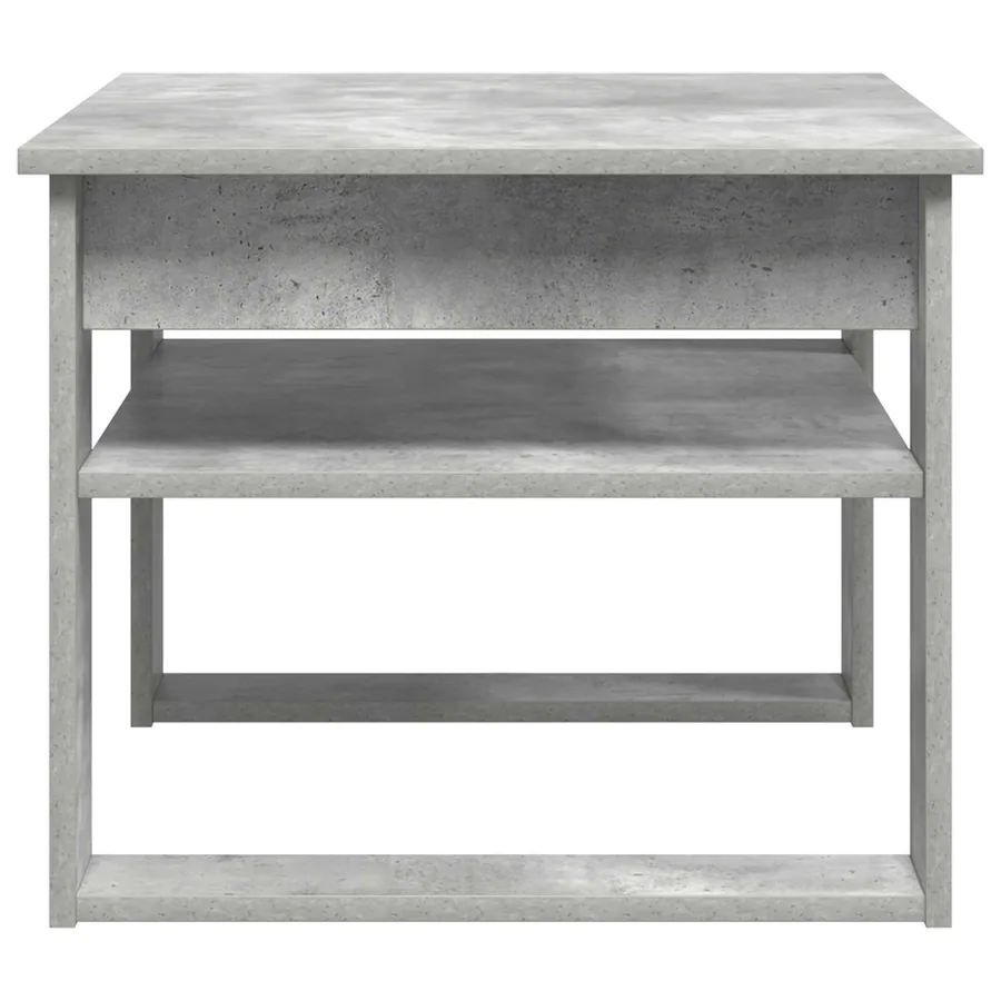 Table basse Gris béton 64 x 54 x 44 cm Bois d'ingénierie - 6