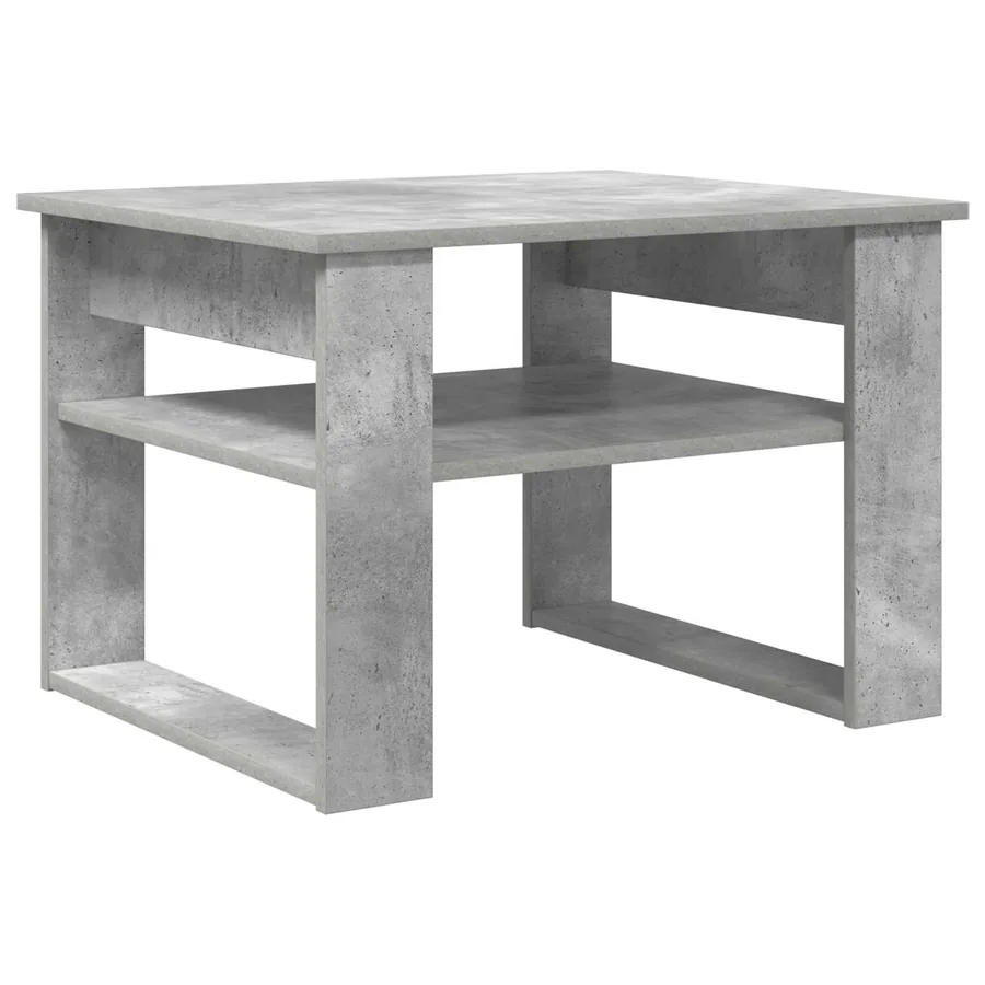 Table basse Gris béton 64 x 54 x 44 cm Bois d'ingénierie - 7
