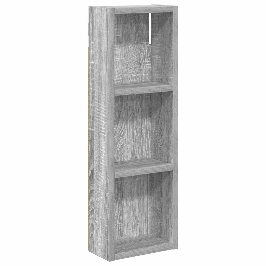 Armoire murale de salle de bain Gris Sonoma 20 x 10 x 60,5 cm - 2