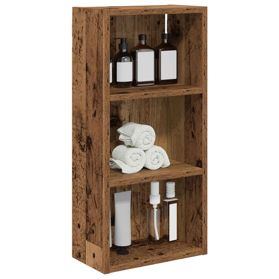 Armoire murale de salle de bain Bois ancien 30 x 16 x 62,5 cm - 3