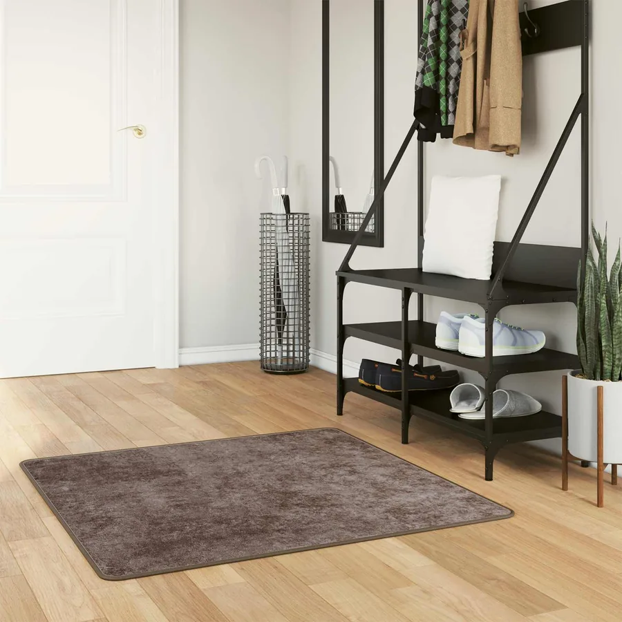 Coureur de Tapis MARSA Gris 100 x 100 cm Polyester et PVC