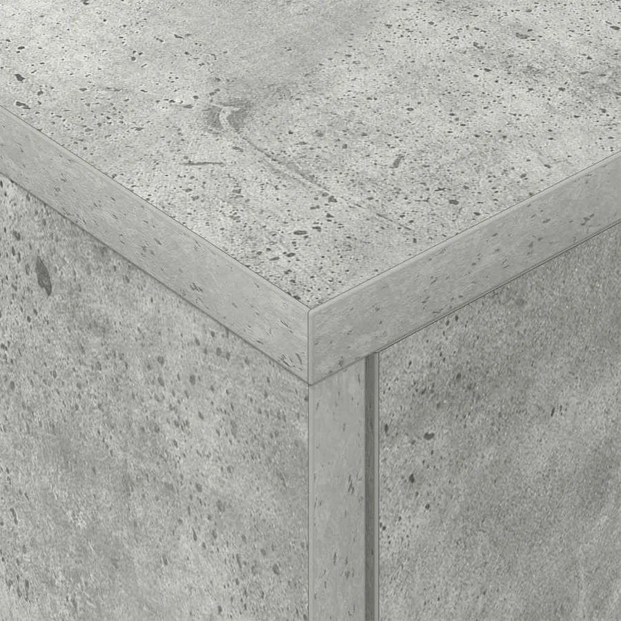 Table de chevet 2 pcs Gris béton 40,5 x 40 x 48 cm - 10