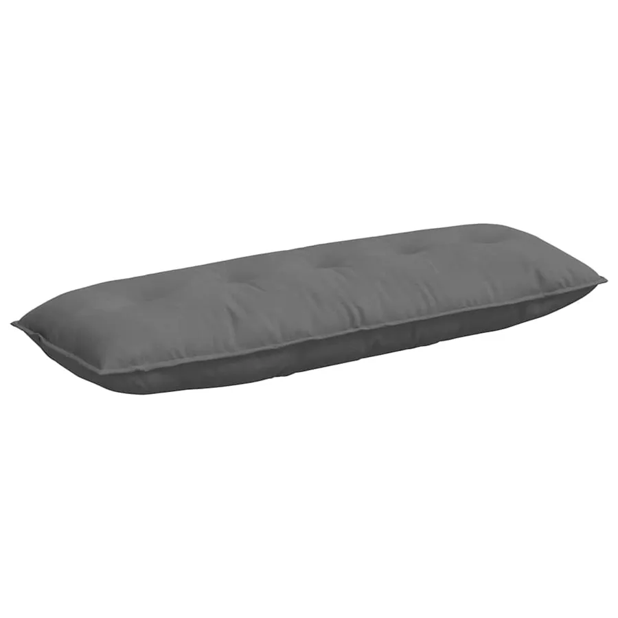 Coussin de Dos Gris foncé 140 x 50 cm Tissu en microfibre - 2