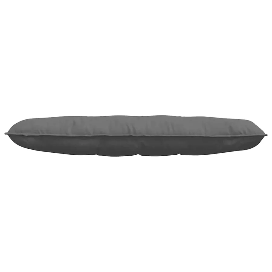 Coussin de Dos Gris foncé 140 x 50 cm Tissu en microfibre - 5