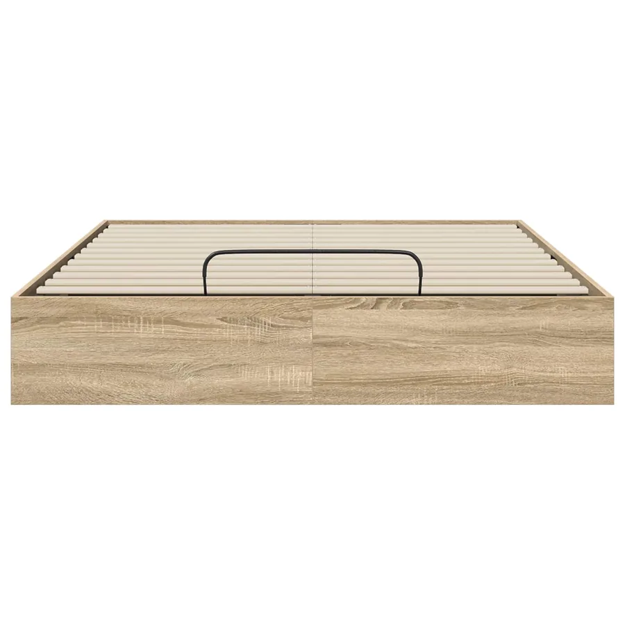 Cadre de lit ottoman Chêne Sonoma 193 x 140 x 25 cm - 5