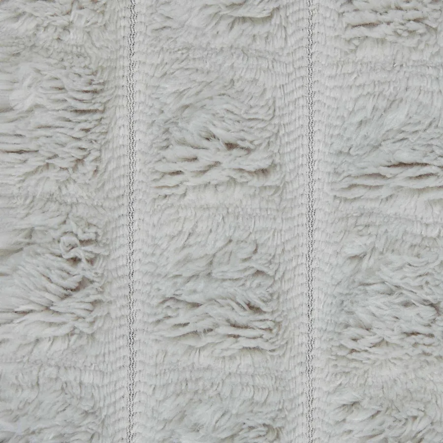 Jeté Gris 150 x 130 cm Toison - 8
