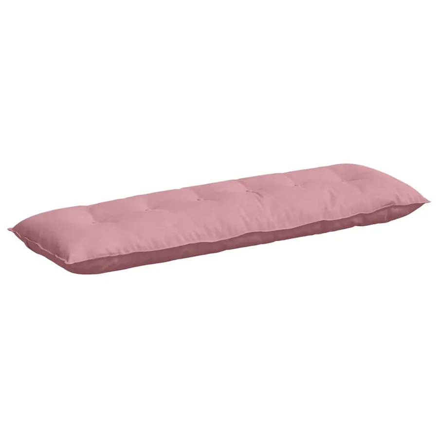 Coussin de Dos Rose 160 x 50 cm Tissu en velours côtelé - 2