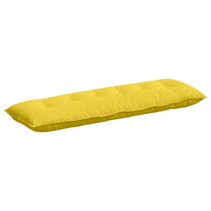 Coussin de Dos Jaune clair 160 x 19 x 50 cm tissu - 2