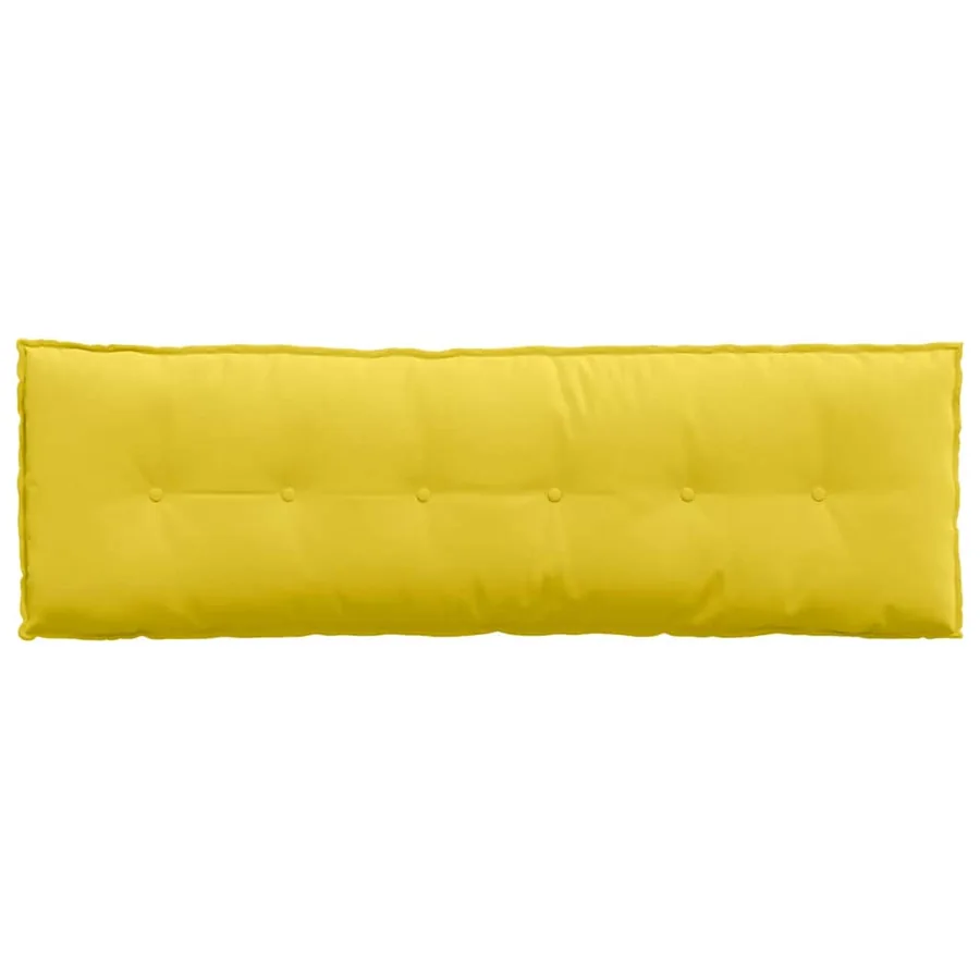 Coussin de Dos Jaune clair 160 x 19 x 50 cm tissu - 6