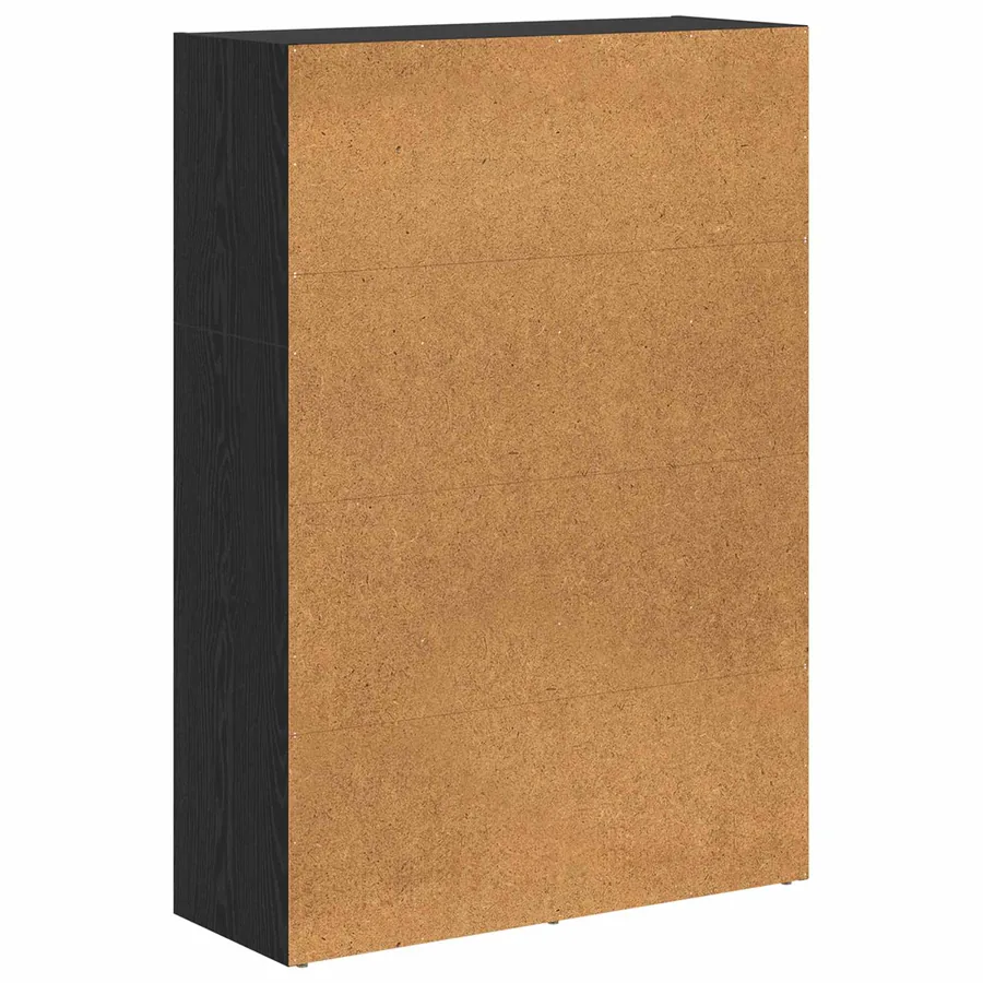 Étagère Chêne noir 80 x 30 x 114 cm Bois d'ingénierie - 6