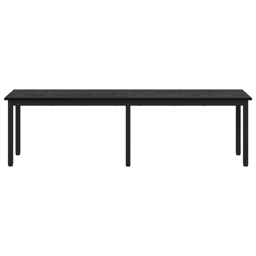 banc Chêne noir 160 x 35 x 45 cm Bois d'ingénierie - 5