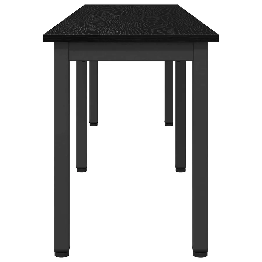 banc Chêne noir 160 x 35 x 45 cm Bois d'ingénierie - 6