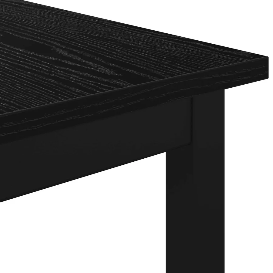 banc Chêne noir 160 x 35 x 45 cm Bois d'ingénierie - 7
