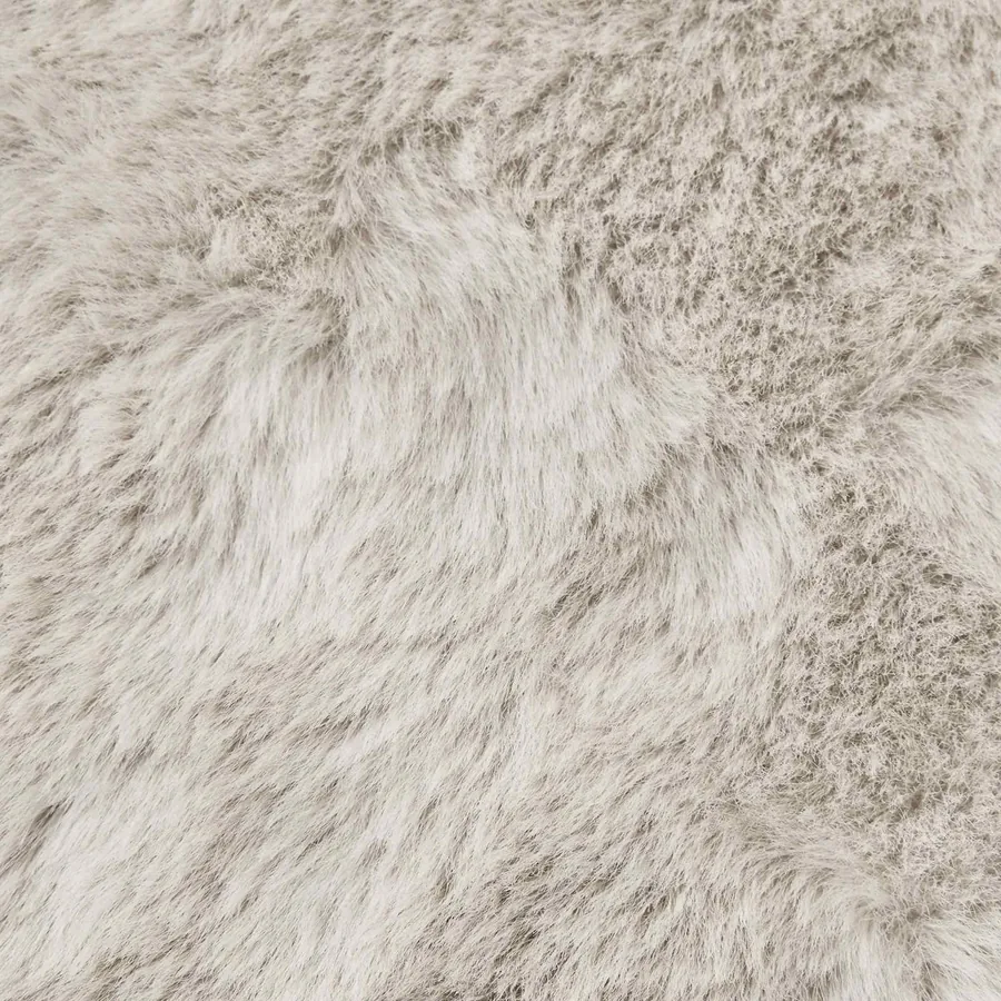 Tapis antidérapant en fausse de lapin OLITE Beige 100 x 200 cm - 9