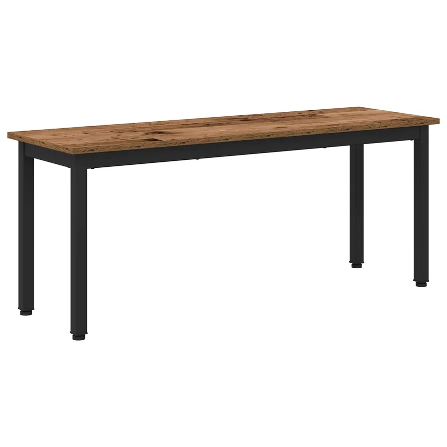 banc Bois ancien 110 x 35 x 45 cm Bois d'ingénierie - 2