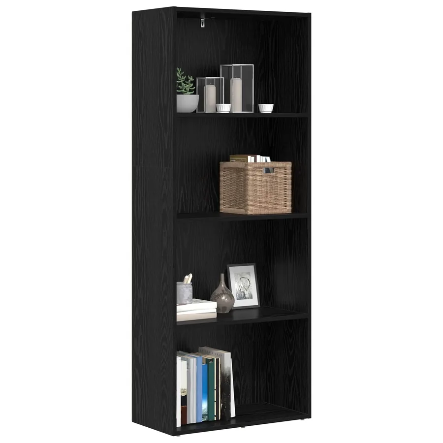 Bibliothèque autoportante Chêne noir 60 x 30 x 151,5 cm - 3