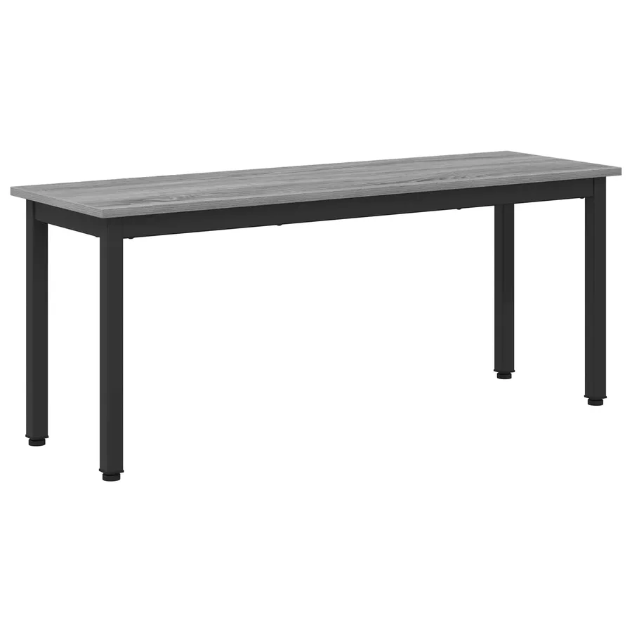 banc Gris Sonoma 110 x 35 x 45 cm Bois d'ingénierie - 2