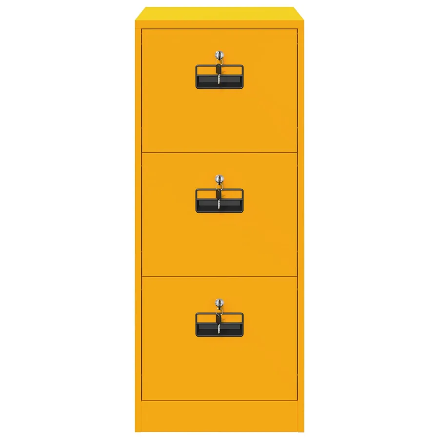 Cabinet de Dossier Jaune moutarde 44 x 50 x 106.5 cm - 7