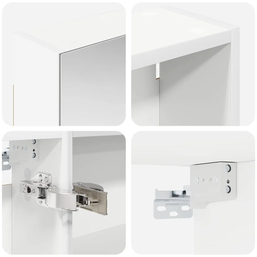 Ensemble de Meubles de Salle de Bain 3 pcs 140 x 14,5 x 70 cm - 8